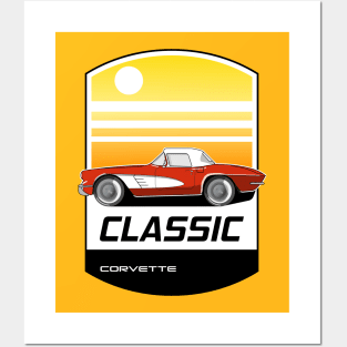 1956 - Classic Muscle Car - Retro Style Posters and Art